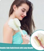2 in 1 Long Handle Shower Sponge and Brush