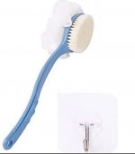 2 in 1 Long Handle Shower Sponge and Brush - Image 2